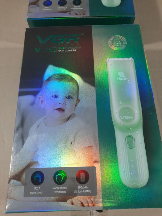 БЕПУЛ Доставка, Машинка для стрижки волос детская VGR V-155 бесшумная