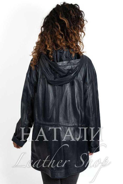 Дамско кожено яке Елица Black