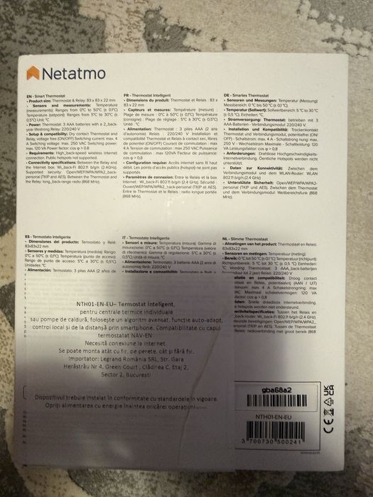 Kit termostat + 8 capete smart pentru calorifer