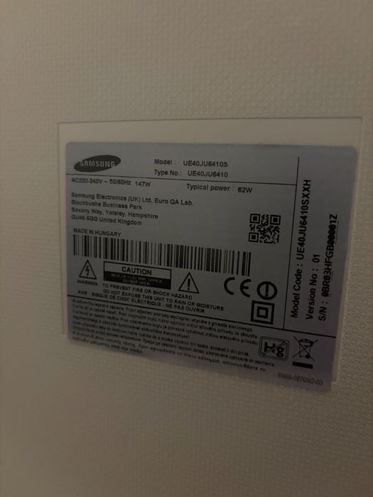 Телевизор Samsung 40” LED 4k