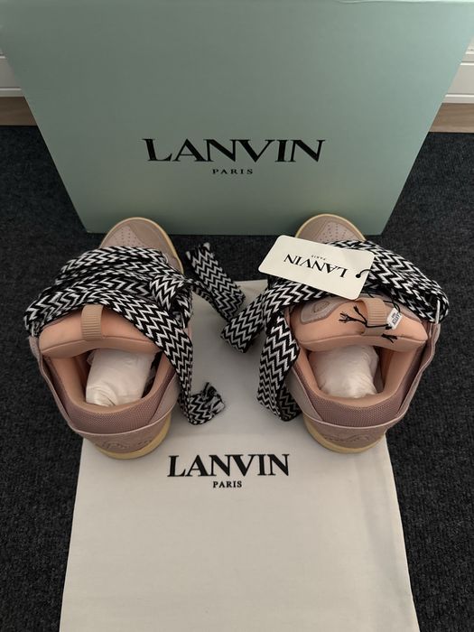 Lanvin Curb pink leather