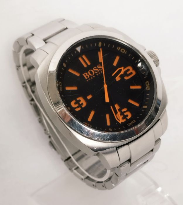 Ceas Barbatesc Hugo Boss Orange cu cuarț, carcasă și curea din oțel