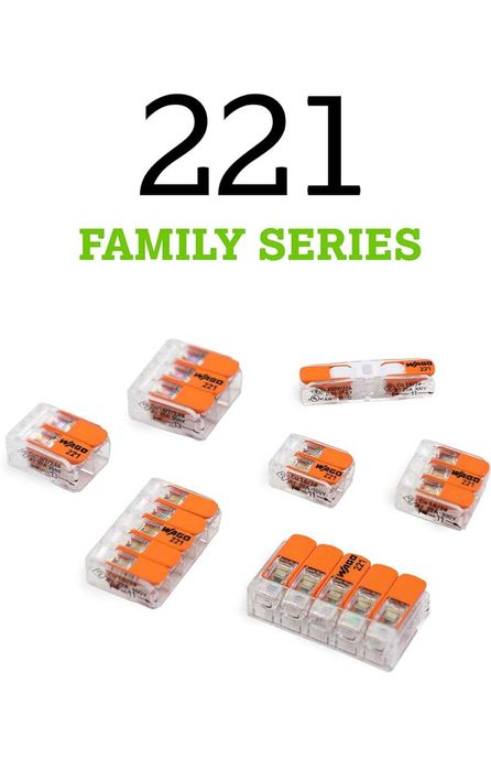 Клеми -Wago: КУТИЯ с 50 бр.3 проводни