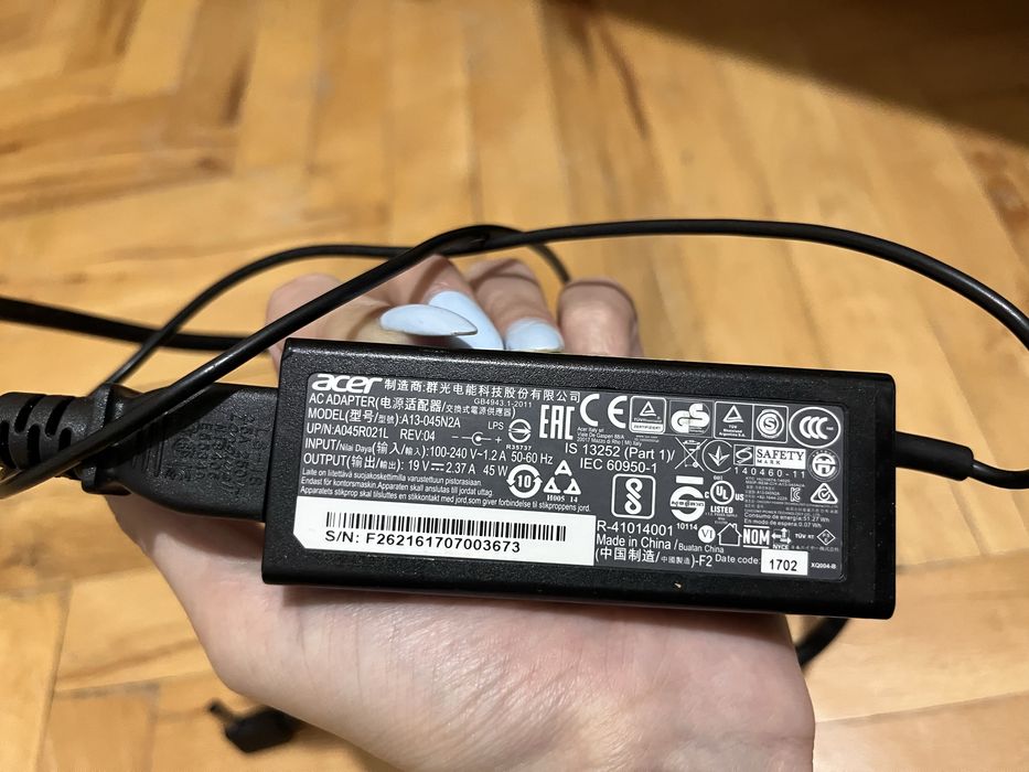 Зарядно за лаптоп Acer 45W