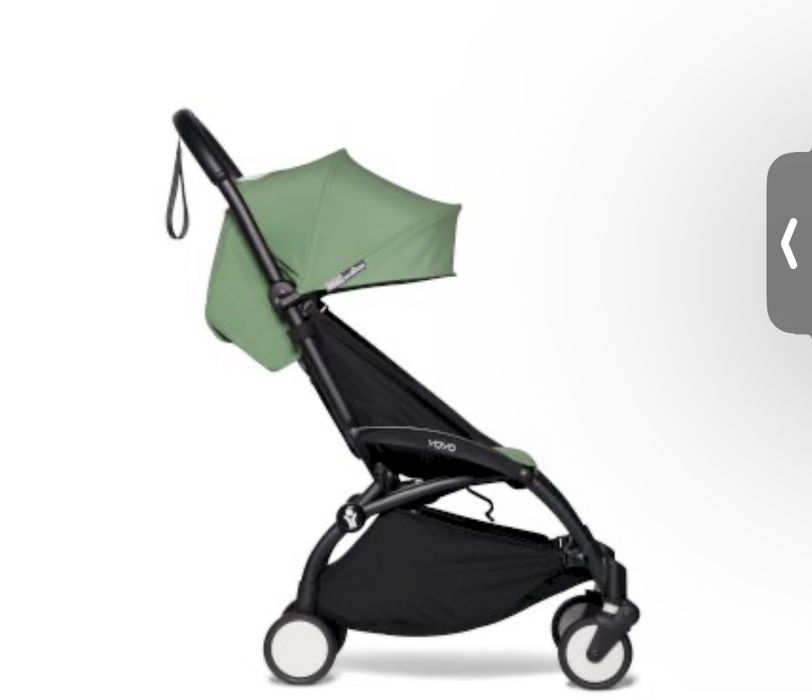 Carucior 2 in 1 Babyzen Yoyo 2, cadru negru stare Foarte Buna