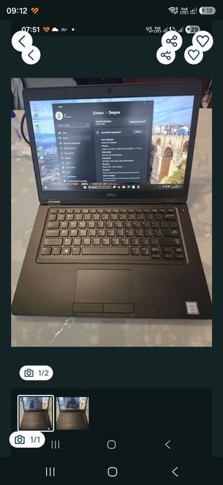 Laptop Dell 5490, i5-7300, ram 8gb