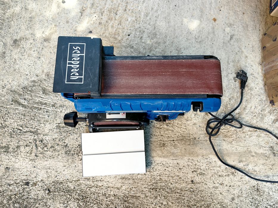 Лентов и дисков шмиргел 6“ BTS800 / Scheppach / 370 W