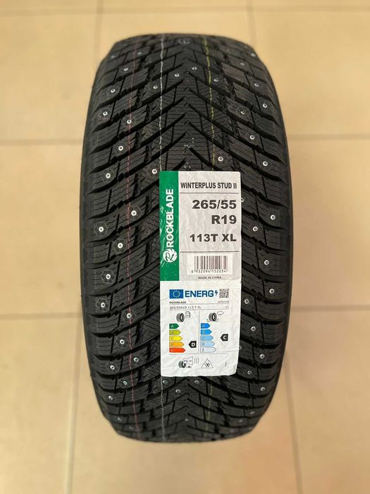 265/55 R19 ROCKBLADE winterplus stud II шипованные