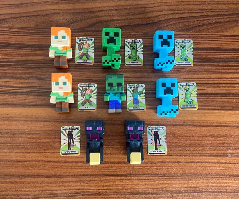 Коллекционные фигурки kinder joy minecraft