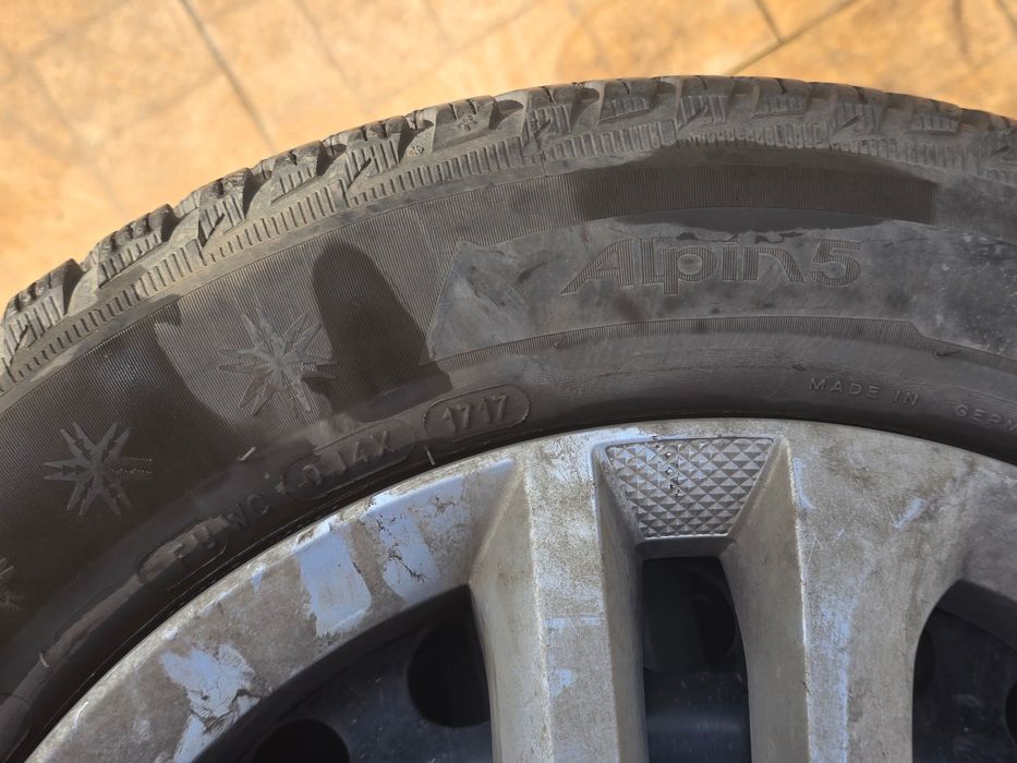 Продавам 4бр гуми Michelin Alpin 5 205/55 R16 + джанти