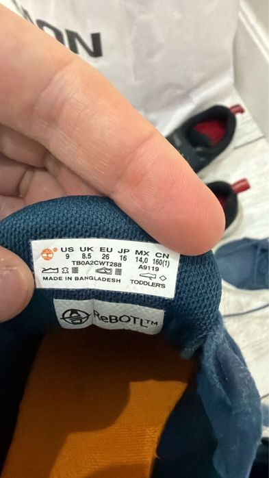 Ботиночки тимберланд оригинал 26р