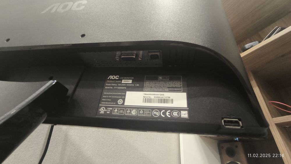 Монитор 18,5 дюймов 60hz