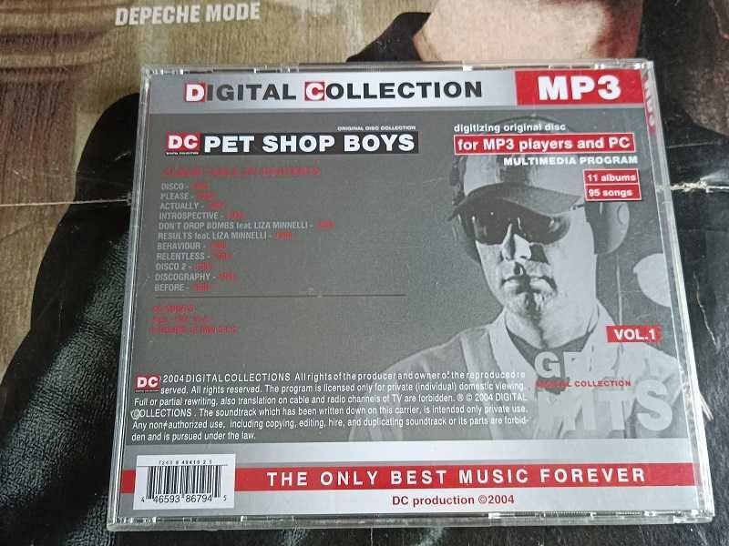 Музыкальный МР3-диск Pet Shop Boys.