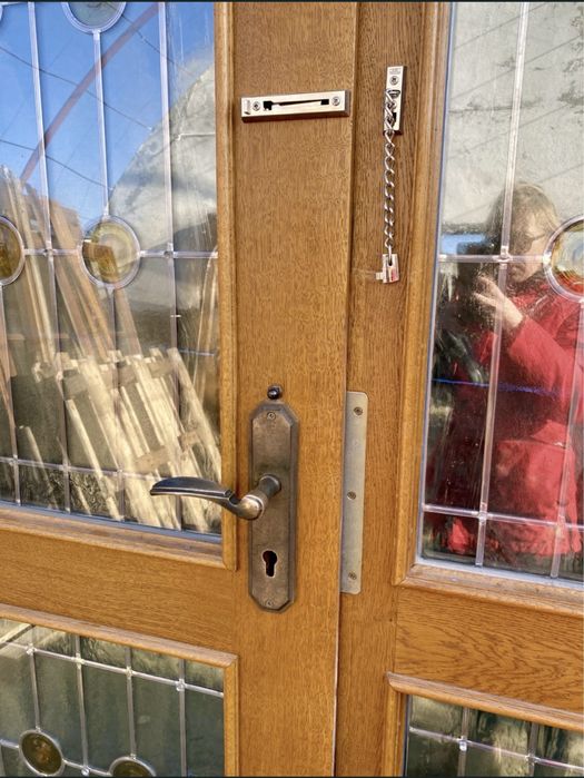 USA INTRARE LEMN casa geam termoan vitraliu H 205 x L 150 Germania