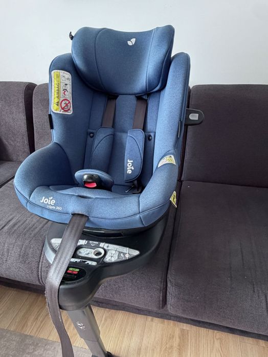 Scaun auto Joie i-Spin 360 Deep Sea, ISOFIX, R129, testat ADAC