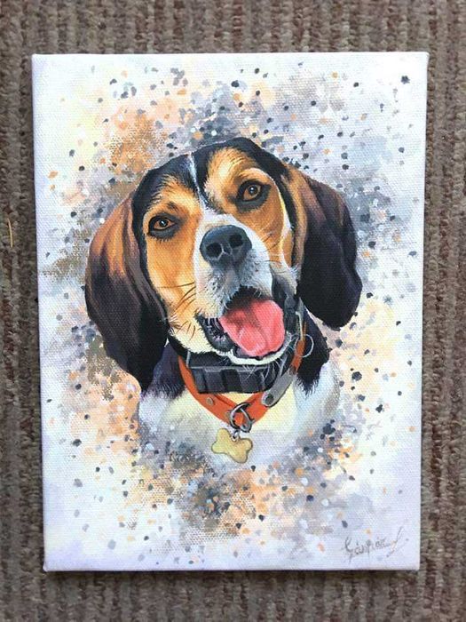 picturi icoane acril diverse detalii in descriere