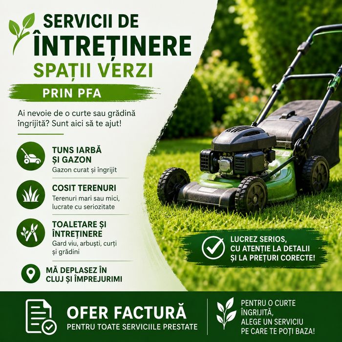 Servicii de intretinere spatii verzi
