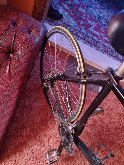 Bicicleta birou sau excursie cursiera roti subțiri furca carbon