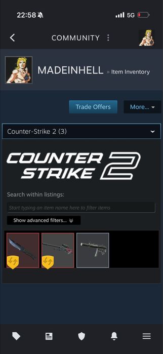 Стим аккаунт с праймом,ножом