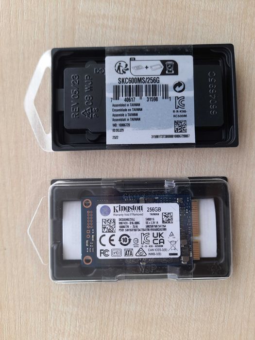 SSD mSATA Kingston SKC600MS/256G, 256 GB, SATA-III NOU, sigilat – 270 lei