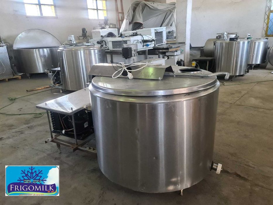 Tanc  500 litri racire lapte, DeLaval  racitor lapte , tanc lapte inox