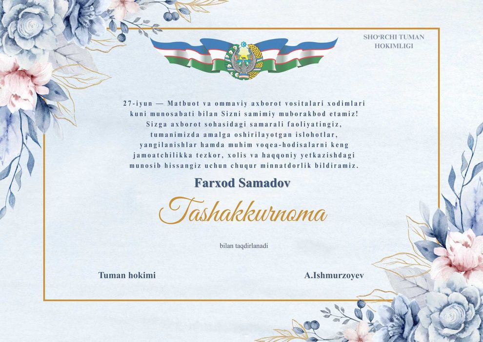 Taklifnoma dizayn