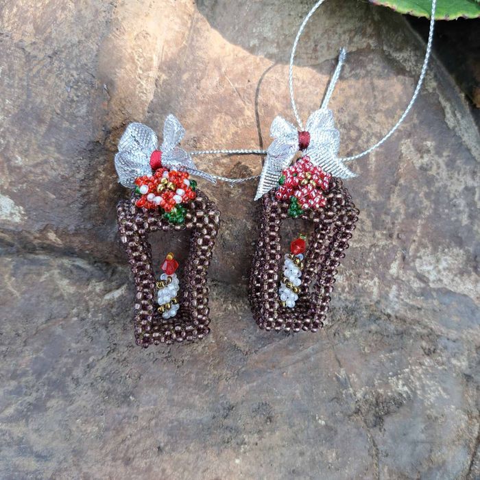 Коледни играчки от мъниста