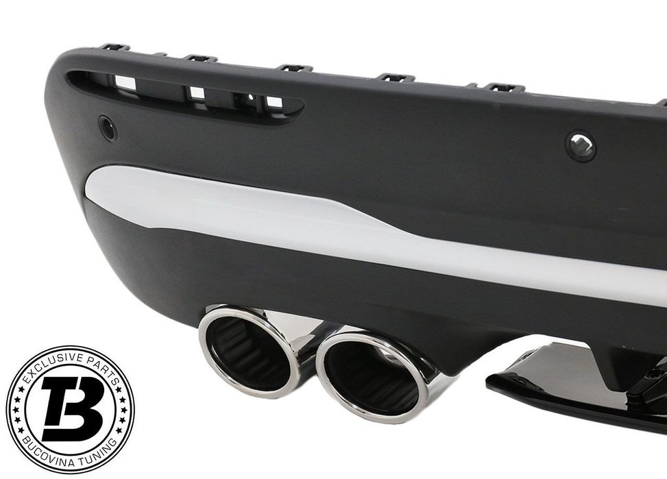 Difuzor Bara Spate cu Ornamente compatibil cu Mercedes GLA SUV H247 A Design