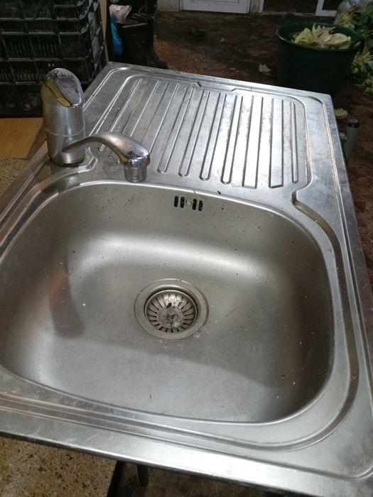 Chiuveta bucătărie plus baterie grohe