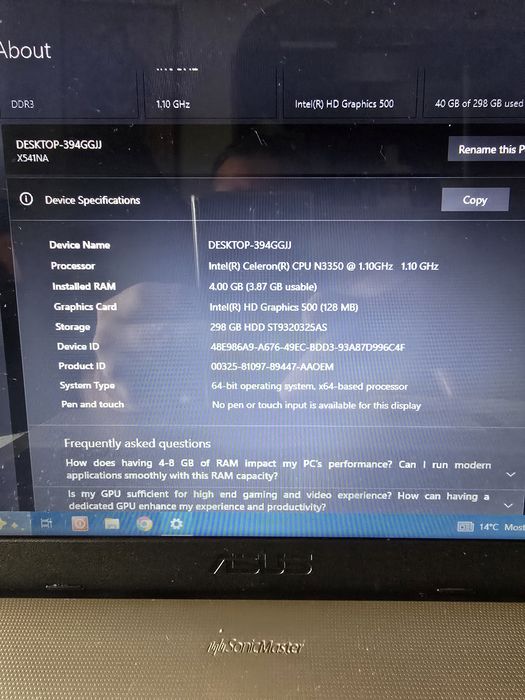 ASUS SonicMaster A541N