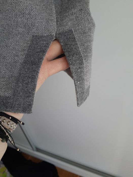 Rochie griu cu buzunare