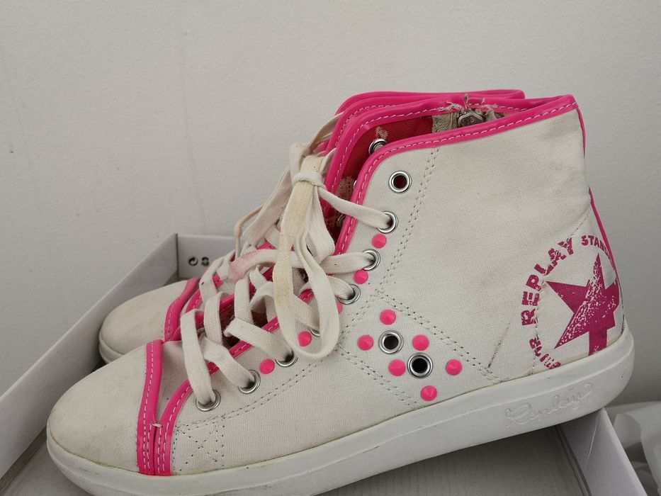 Pantofi ghete converse Replay, originale,  marimea 39
