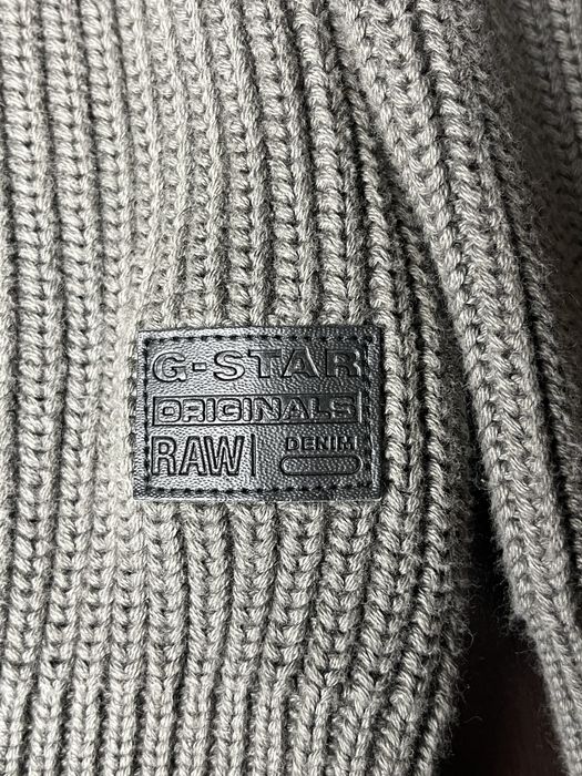 G-Star Raw - Мъжка плетена жилетка / пуловер - 10/10