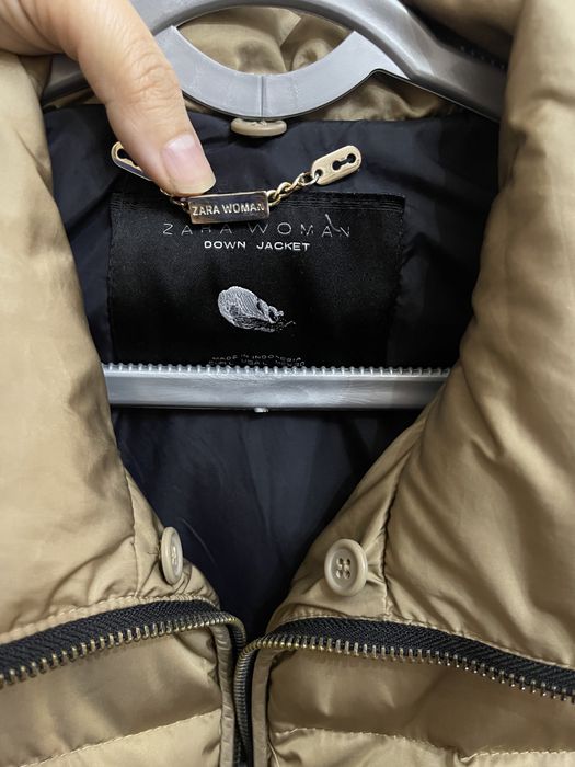 Пуховик Zara. С меховым воротником. Оригинал!