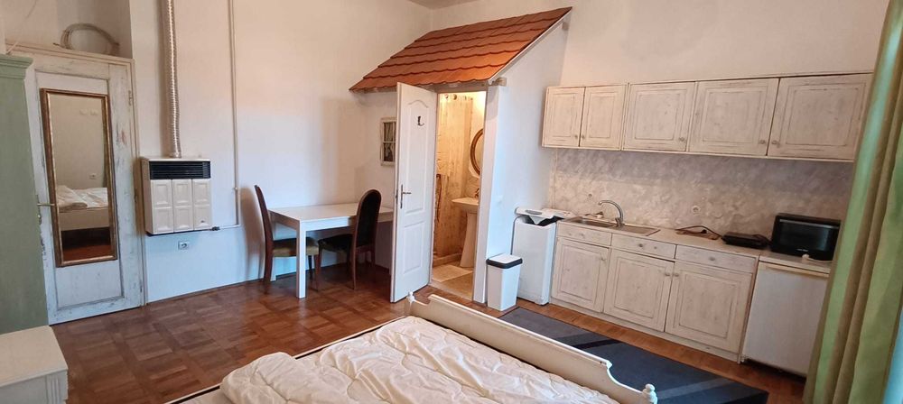 Inchiriez central garsoniera camera cu terasa in vila str Iorga