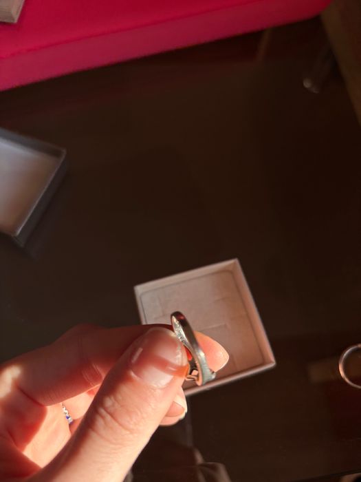 Сребърен пръстен сърце