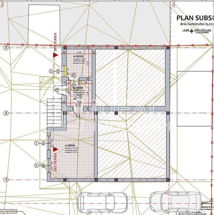 Teren intravilan 536 mp cu deschidere de 14 m –Piata Cluj