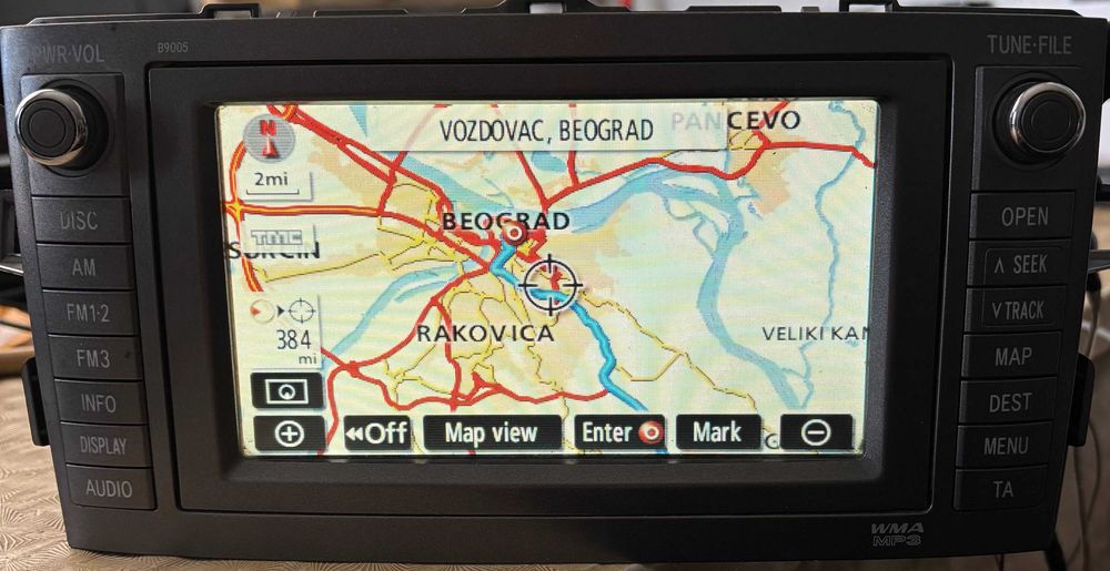 2020 v2 Ново Диск Навигация TOYOTA LEXUS Сърбия Македония Tns600/700