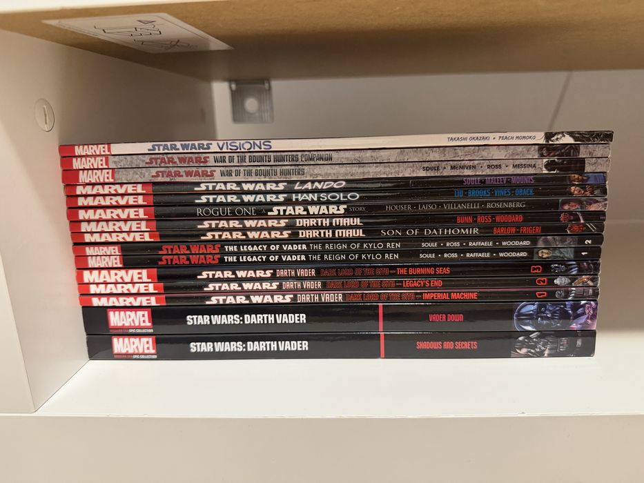 15 comic books Star Wars
