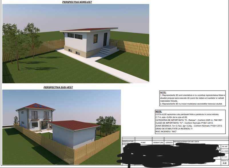 Teren 500 mp, 15m deschidere, central Cumpana