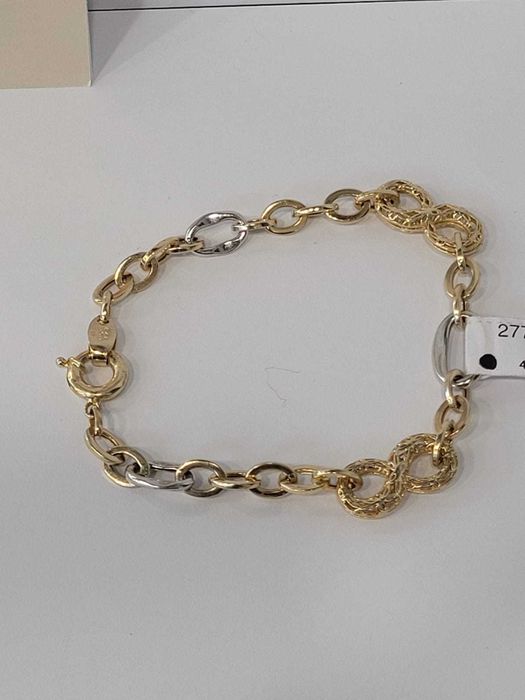 Bratara aur 14k 6.93g 19.5cm (Iulius Mall)(B-4629) Garantie 2 ani!