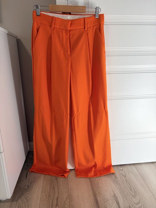 Pantaloni H&M noi portocaliu marime 34