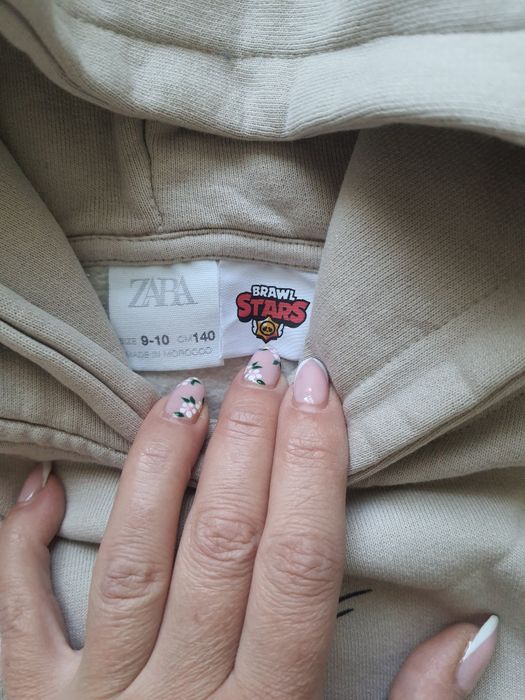 Суитшър Zara Brawl stars и блуза в същата гама 140 р-р