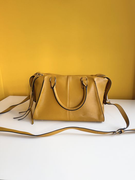 Сумка Zara горчичного цвета