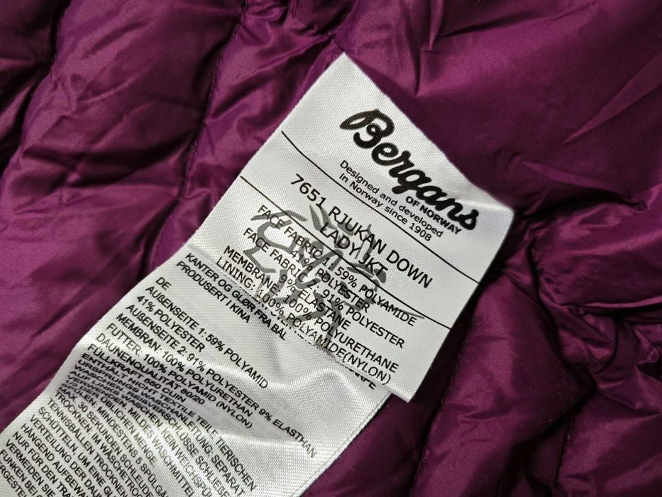 Bergans of Norway Дамско зимно яке с пух и качулка размер L