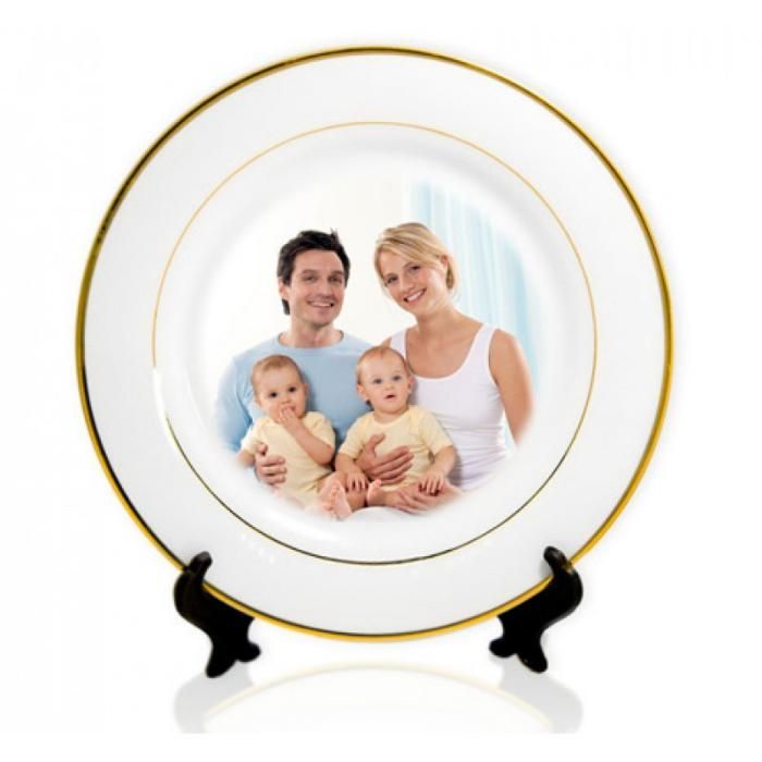 Тарелки с вашим фото от Купиподарок