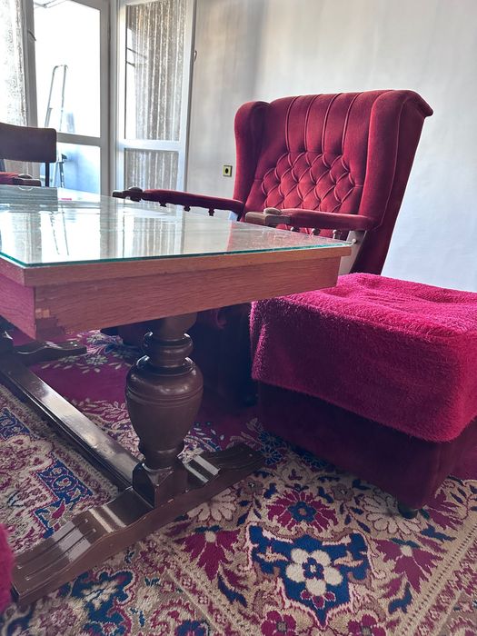 Продава се ретро мека мебел правена по поръчка