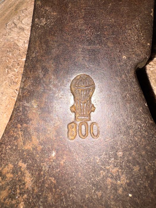 Cap de topor vechi fier forjat