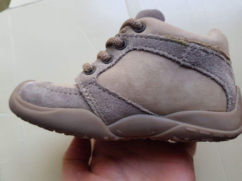 Ghete Elefanten nr. 22, piele nubuck + piele întoarsă, impecabile