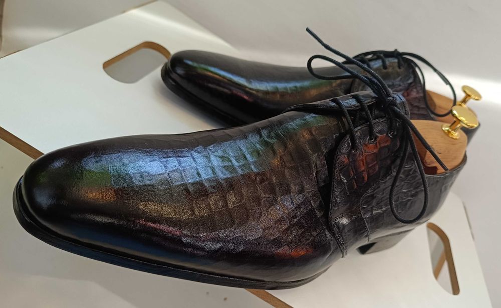 Pantofi de lux 42.5 43 44 44.5 46 Greve NOI lucrati manual piele natur